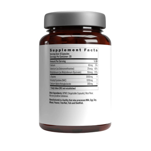 GlyNAC+ Glycine, NAC og Ca-AKG